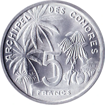 5 Francs back