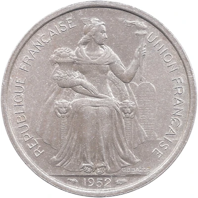 5 Francs front