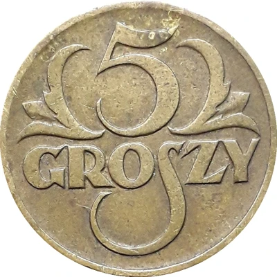 5 Groszy back