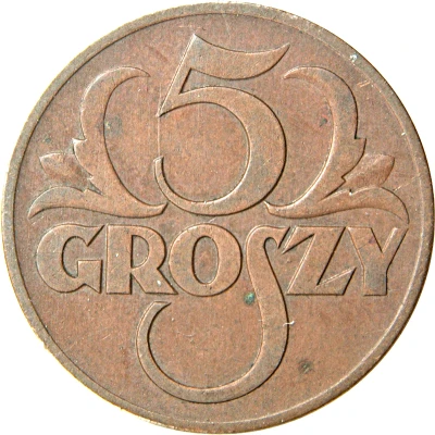 5 Groszy back