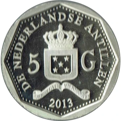 5 Gulden - Beatrix Curaçao North Sea Jazz Festival front