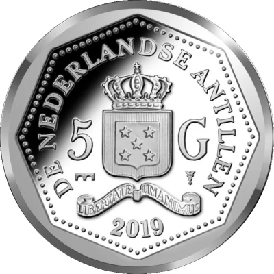 5 Gulden Heritage Foundation front