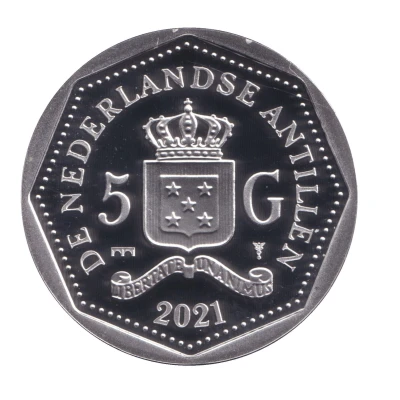 5 Gulden Queen Máxima front