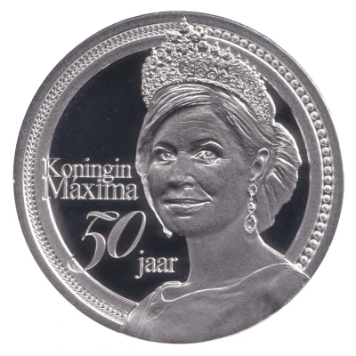 5 Gulden Queen Máxima back