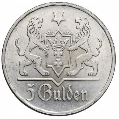 5 Gulden back