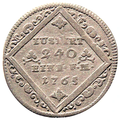 5 Kreuzer - Henry VIII of Bibra back