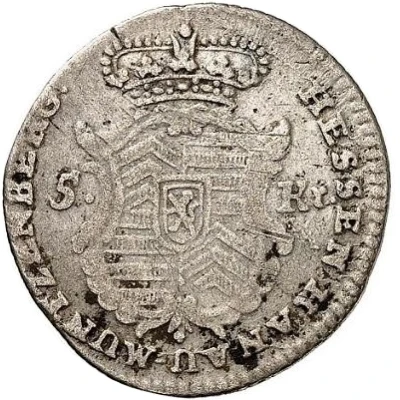 5 Kreuzer - William IX front