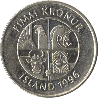 5 Krónur Magnetic front