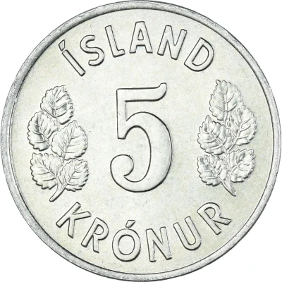 5 Krónur back