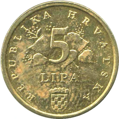 5 Lipa Croatian text front