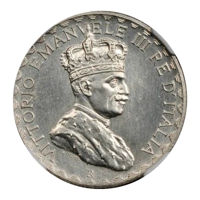 5 Lire - Vittorio Emanuelle III Trial front