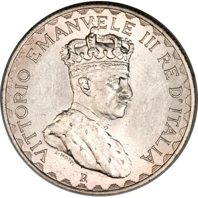 5 Lire - Vittorio Emanuelle III front