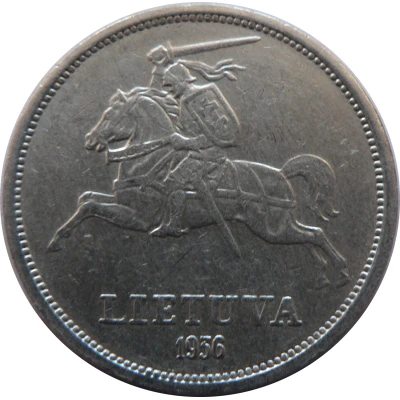 5 Litai Jonas Basanavičius front