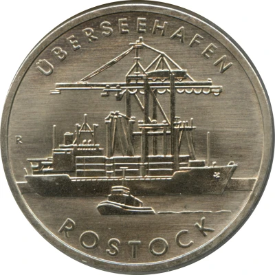 5 Mark City of Rostock back