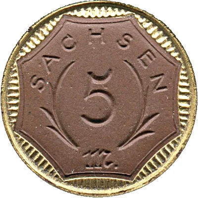 5 Mark - Sachsen front