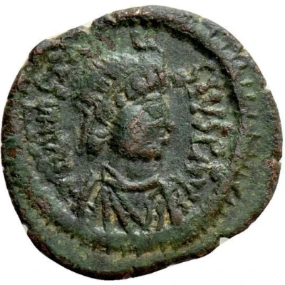 5 Nummi - Anastasius I Dicorus Constantinopolis, Second Large Module Emission, No Officina Letter ND front