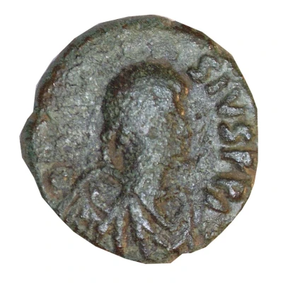 5 Nummi - Anastasius I Dicorus Constantinopolis, Second Large Module Emission ND front