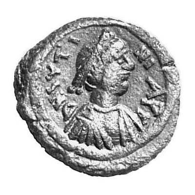 5 Nummi - Justinian I Constantinopolis; Type ☧ ND front