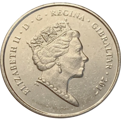 5 Pence - Elizabeth II 1967 Referendum Anniversary front