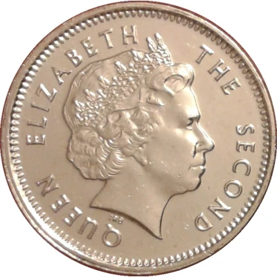 5 Pence - Elizabeth II 4th portrait front