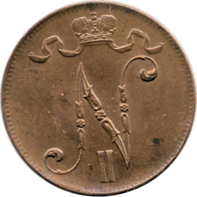 5 Pennia - Nikolai II front