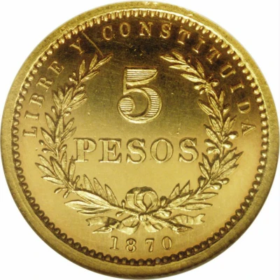 5 Pesos Pattern back