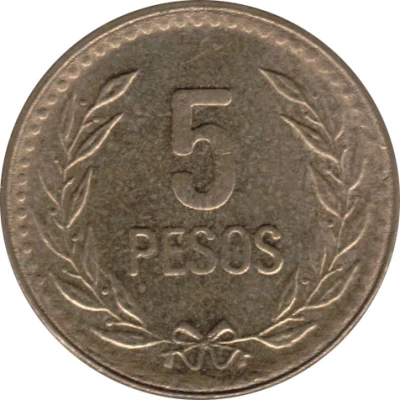 5 Pesos back