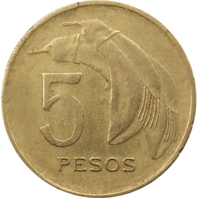 5 Pesos back