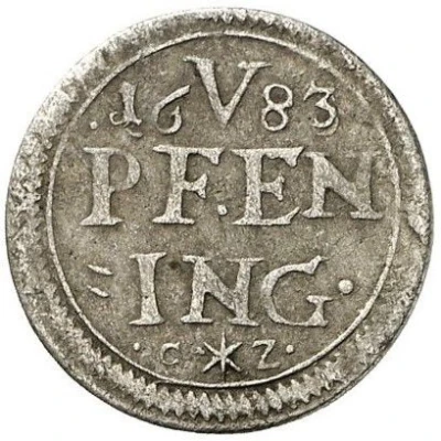 5 Pfennige - Maximilian II Emanuel back