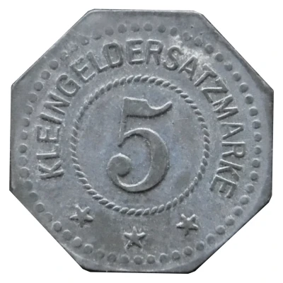 5 Pfennigs - Amberg (Kantinenverwaltung 6. Inft. Regt.) ND back