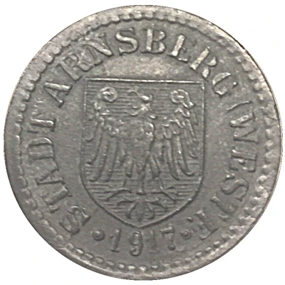 5 Pfennigs - Arnsberg front