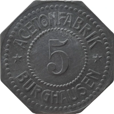 5 Pfennigs - Burghausen an der Salzach (Acetonfabrik) ND front