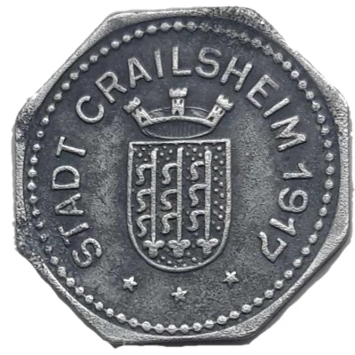 5 Pfennigs - Crailsheim front