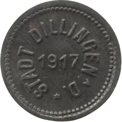 5 Pfennigs - Dillingen front