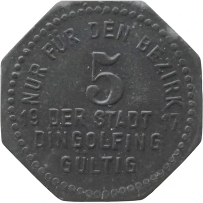 5 Pfennigs - Dingolfing front