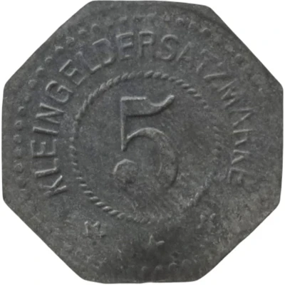 5 Pfennigs - Driesen (Brandenburg) ND back