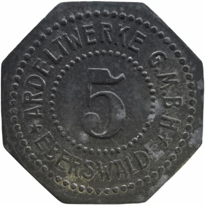 5 Pfennigs - Eberswalde (Ardeltwerke G.M.B.H) ND front