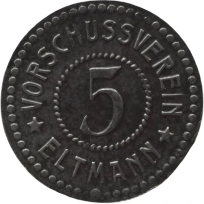 5 Pfennigs - Eltmann (Vorschussverein) ND front