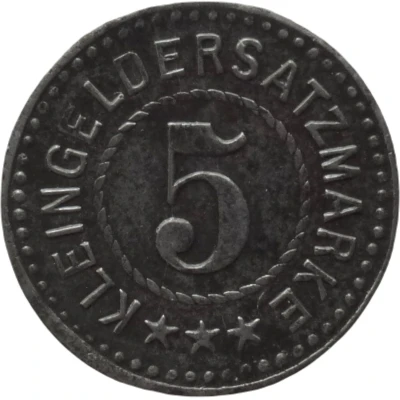 5 Pfennigs - Eltmann (Vorschussverein) ND back