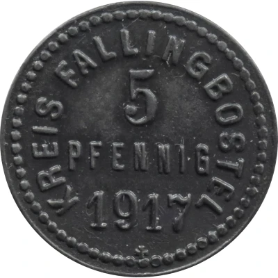 5 Pfennigs - Fallingbostel front