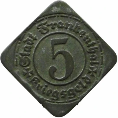 5 Pfennigs - Frankenthal front