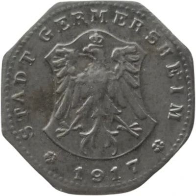 5 Pfennigs - Germersheim front