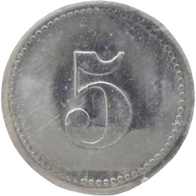 5 Pfennigs - Glöthe (Saxonia AG) ND back