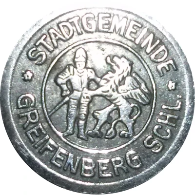 5 Pfennigs - Greiffenberg front