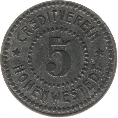 5 Pfennigs - Hohenwestedt ND front