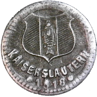 5 Pfennigs - Kaiserslautern front