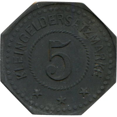 5 Pfennigs - Kelbra a. Kyffhäuser ND back