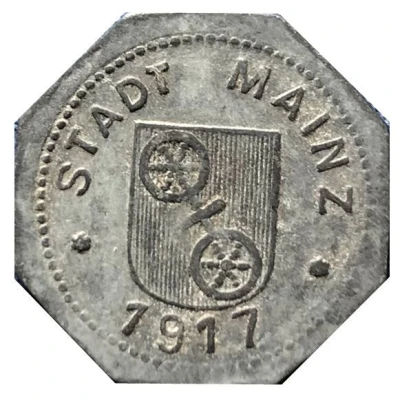 5 Pfennigs - Mainz front