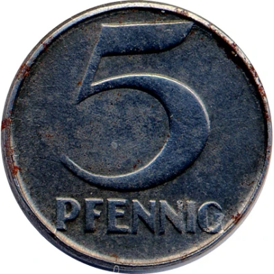 5 Pfennigs - Mannheim back