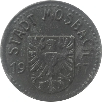 5 Pfennigs - Mosbach front